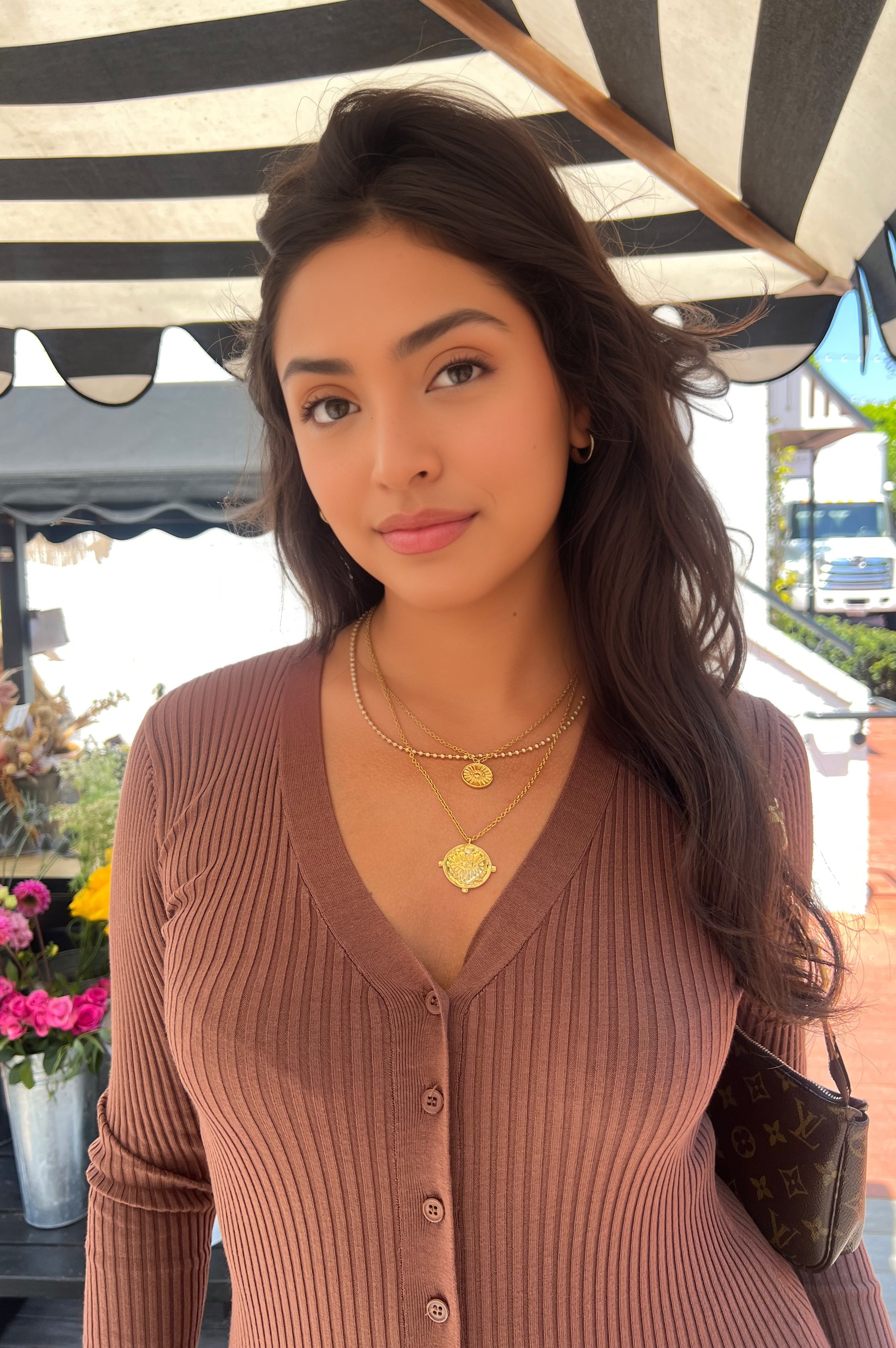 Gigi Double Coin Necklace