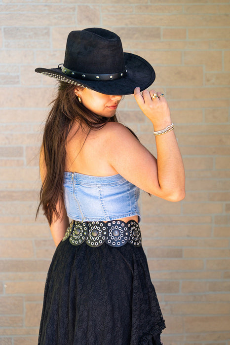 Rodeo Lace Skirt Black