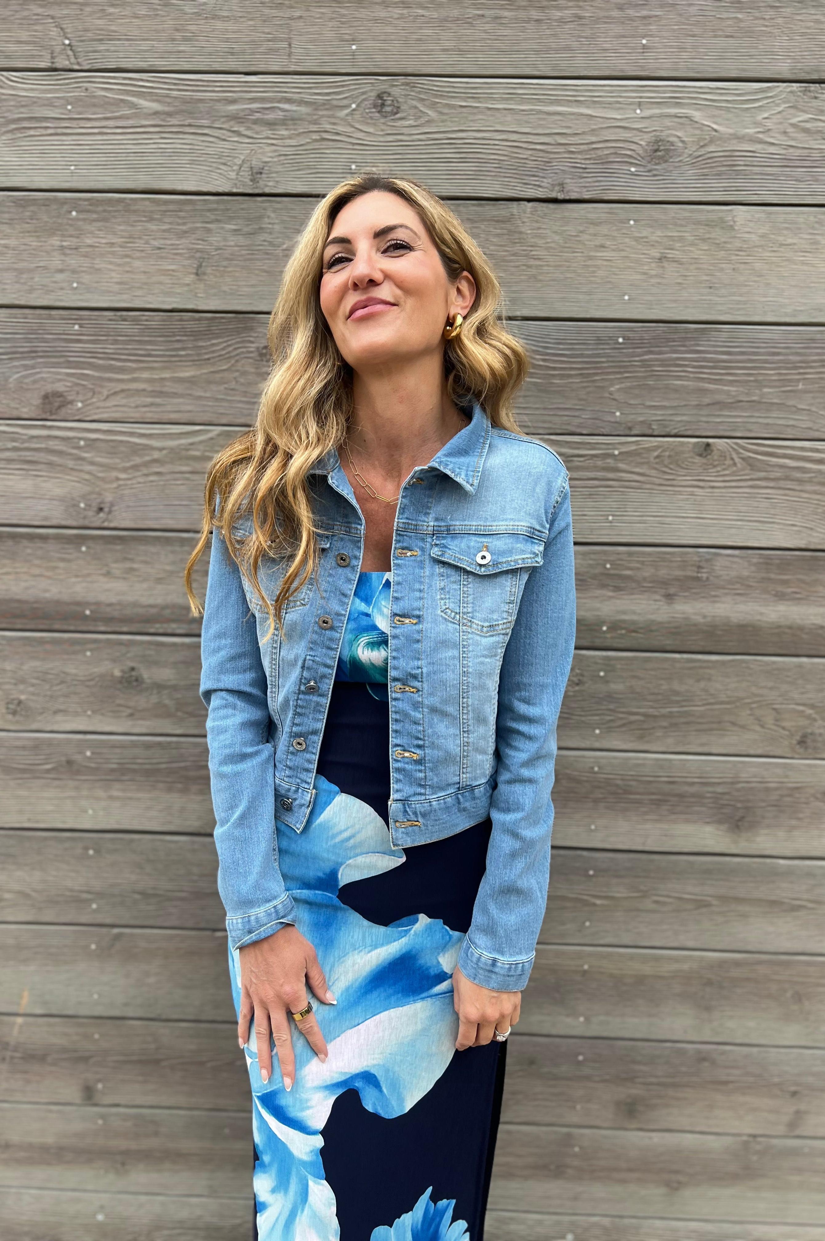 Stretch Denim Jacket