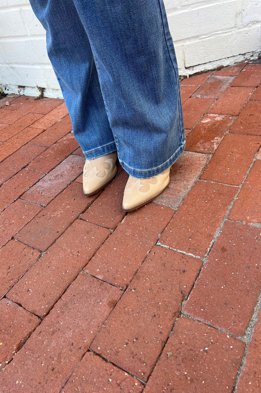 Jordie Natural Bootie Beige