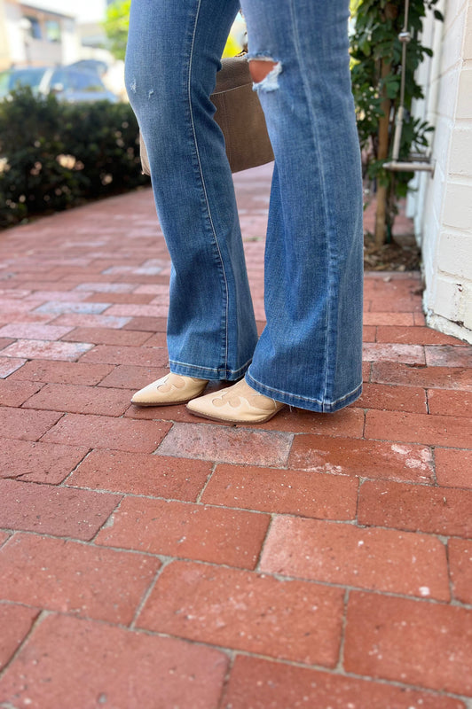 Jordie Natural Bootie Beige