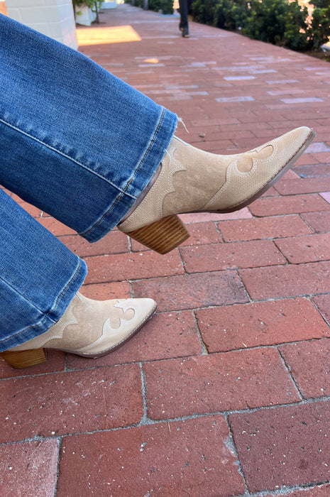Jordie Natural Bootie Beige
