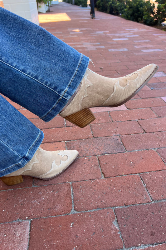 Jordie Natural Bootie Beige