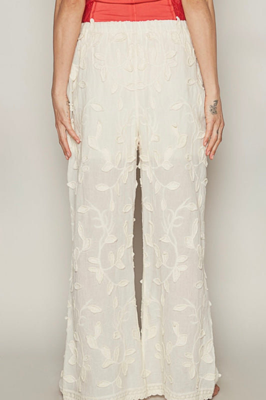 Crochet Beachy Pants Cream