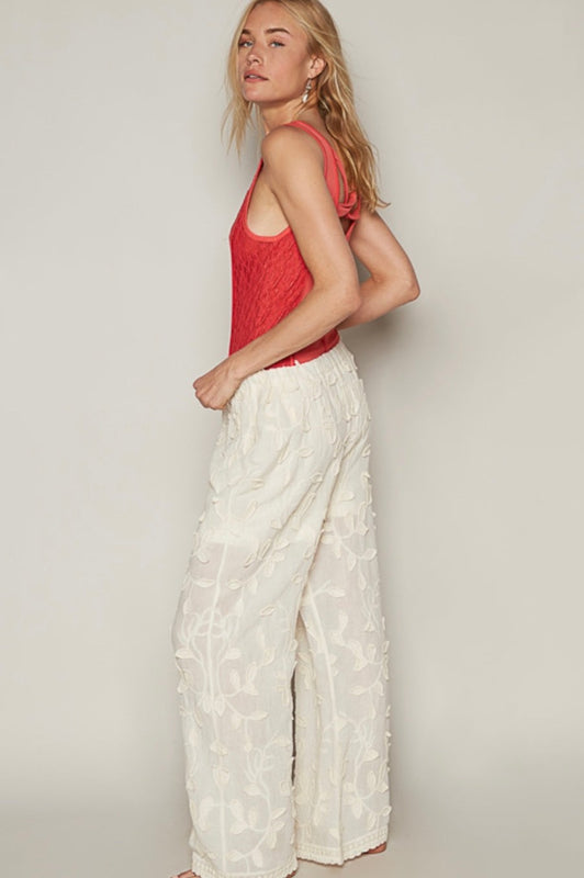 Crochet Beachy Pants Cream