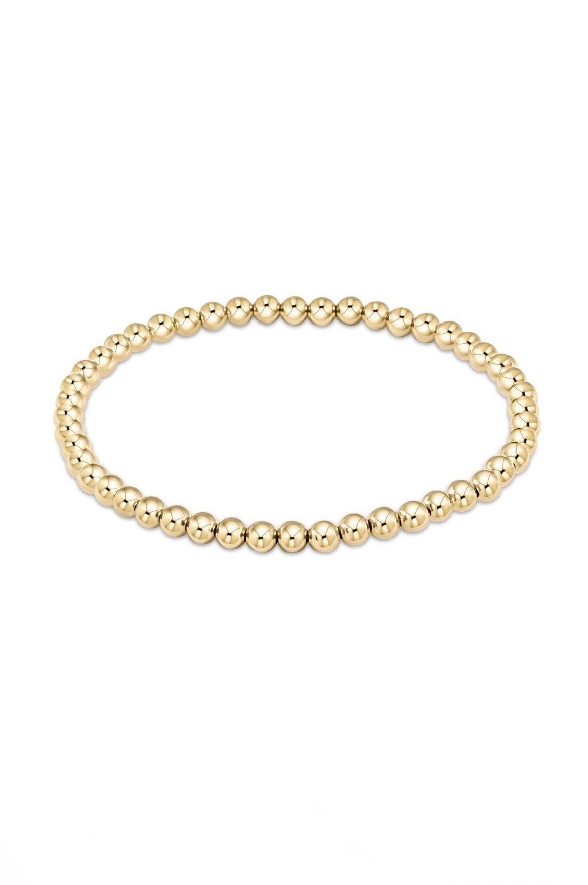 Classic Gold 4mm Bead Bracelet