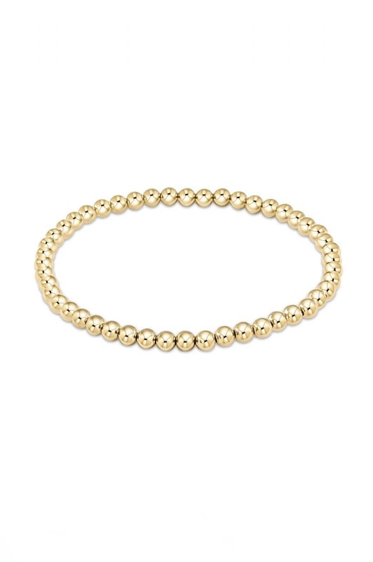Classic Gold 4mm Bead Bracelet