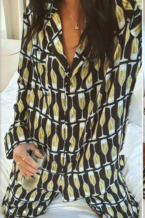 Show Me Your Mumu Silky Champagne Pajamas (Copy)