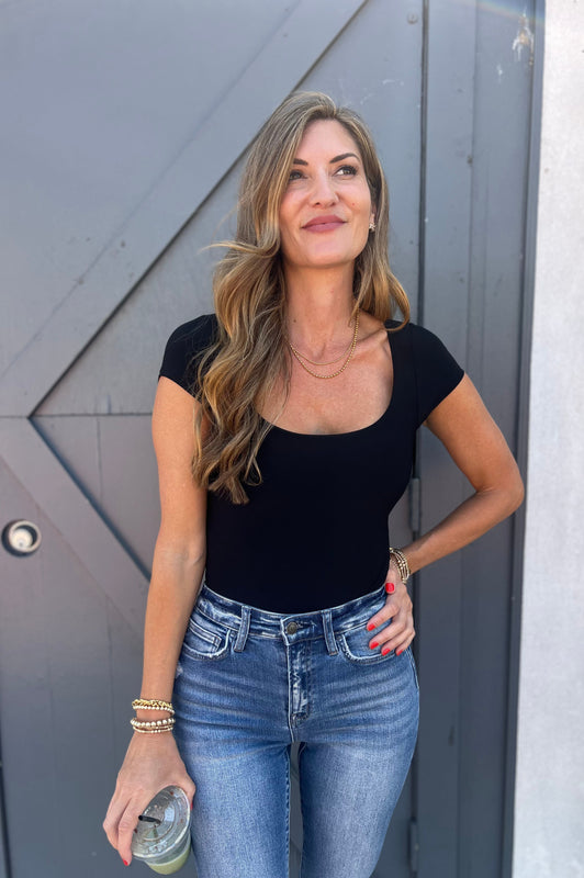 NY Sleek Bodysuit Black