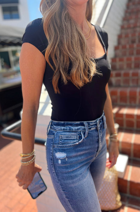 NY Sleek Bodysuit Black