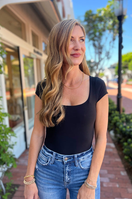 NY Sleek Bodysuit Black