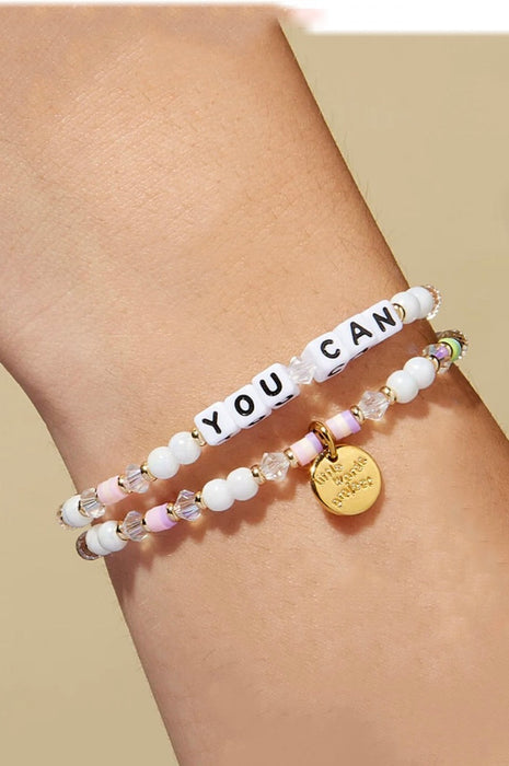 You Can Bead Bracelet- Little Words Project