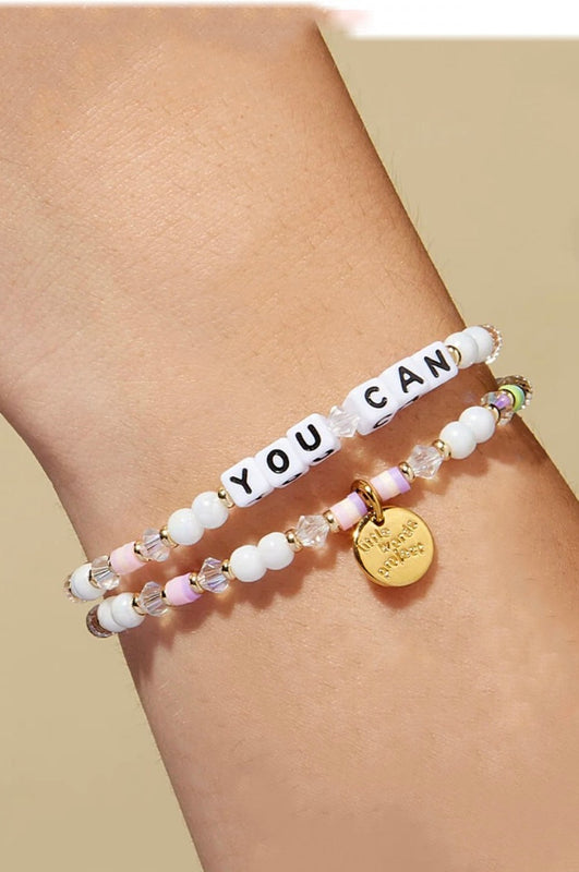 You Can Bead Bracelet- Little Words Project