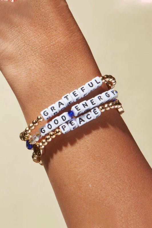 Good Energy Bead Bracelet- Little Words Project