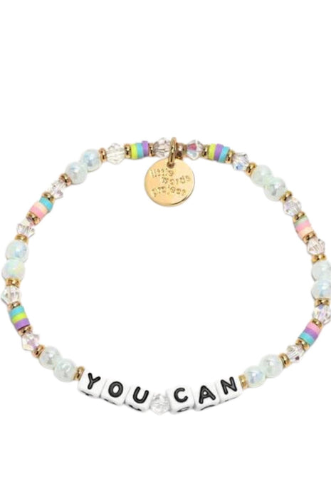 You Can Bead Bracelet- Little Words Project