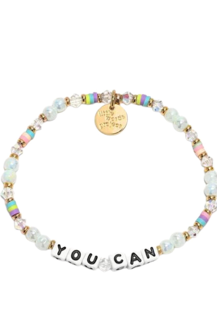 You Can Bead Bracelet- Little Words Project
