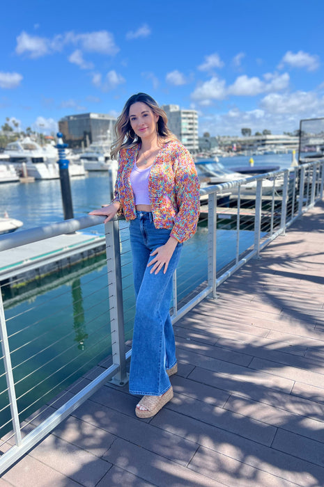 Palazzo Straight Leg Jeans Denim