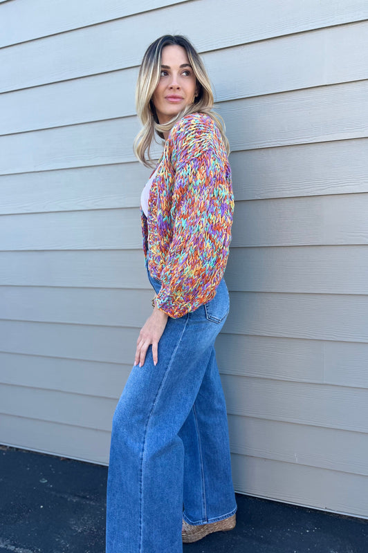 Palazzo Straight Leg Jeans Denim