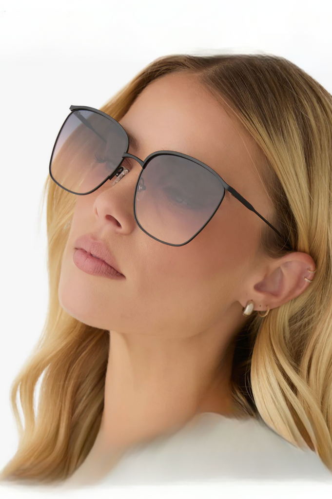 Diff Vittoria Brushed Black Twilight Gradient Sunglasses  display picture 1