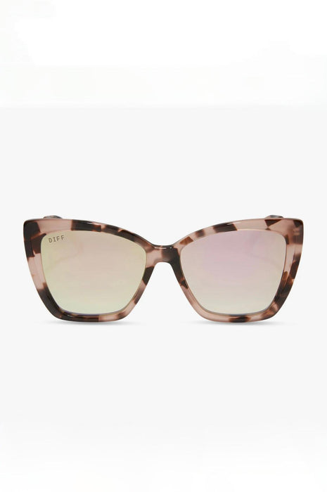 Diff Becky II Himalayan Tortoise Taupe Flash Mirror Polarized