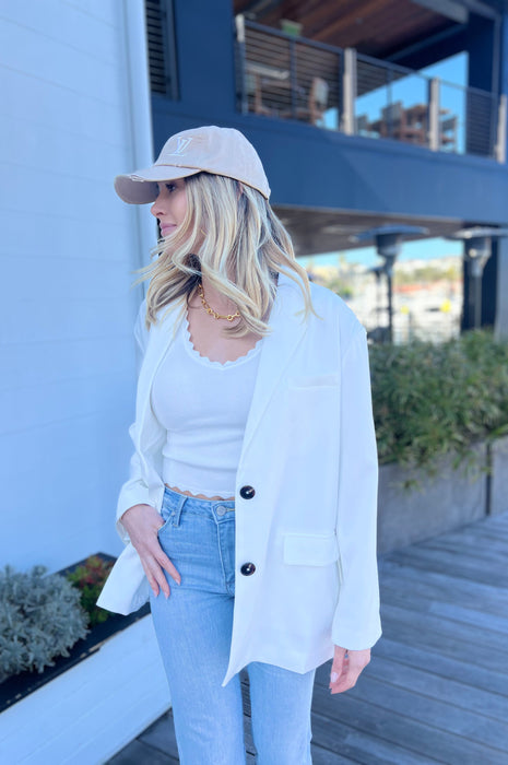 The Leola Jacket Off White
