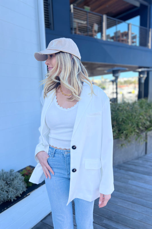The Leola Jacket Off White