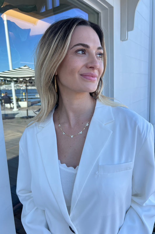 The Leola Jacket Off White