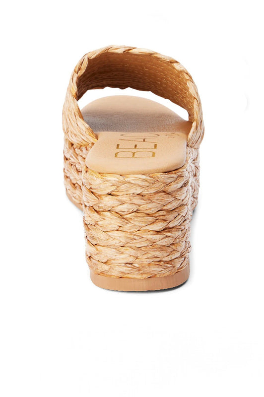 Peony Platform Wedges Natural