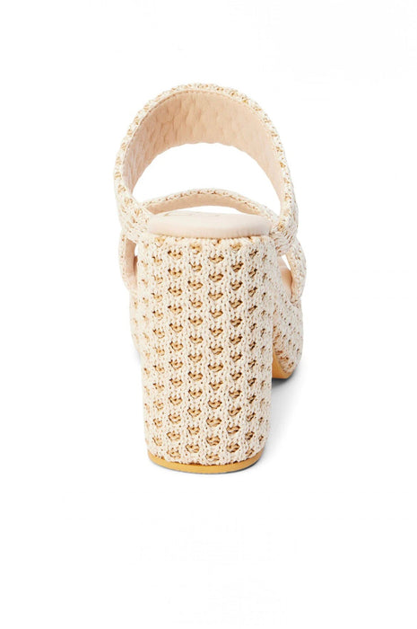Gem Platform Heel Wedges Natural Multi
