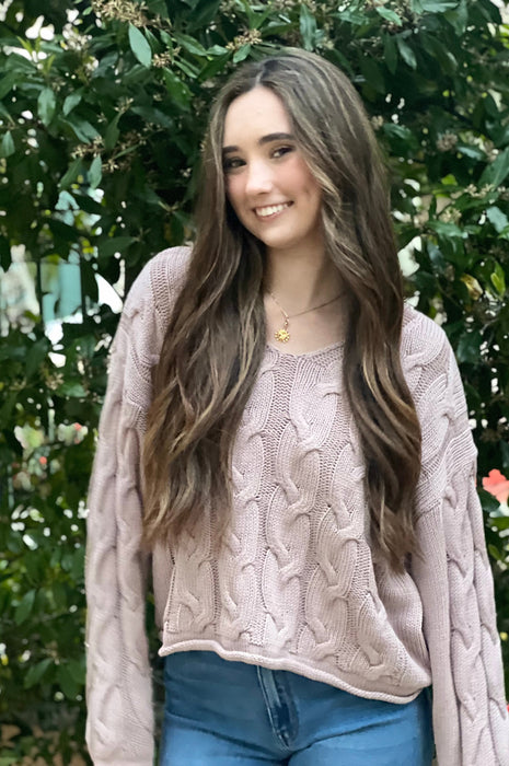 The Charlotte Sweater Lilac