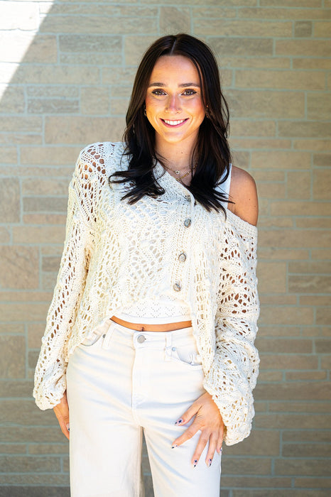 Kiwi Babe Cardigan Ivory