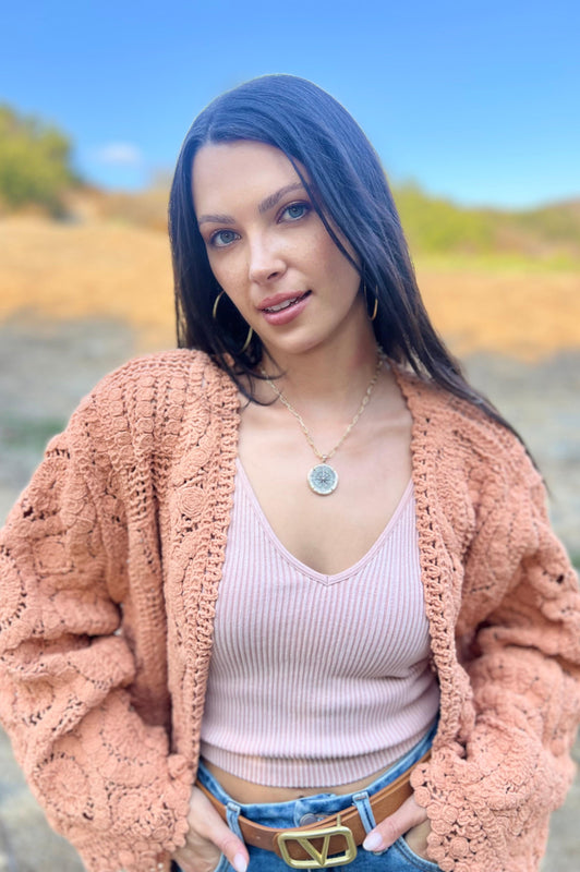 Compass Coin Necklace