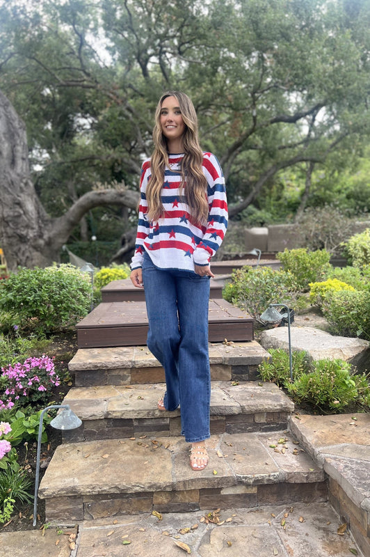 Patch Pocket Wide Leg Flare