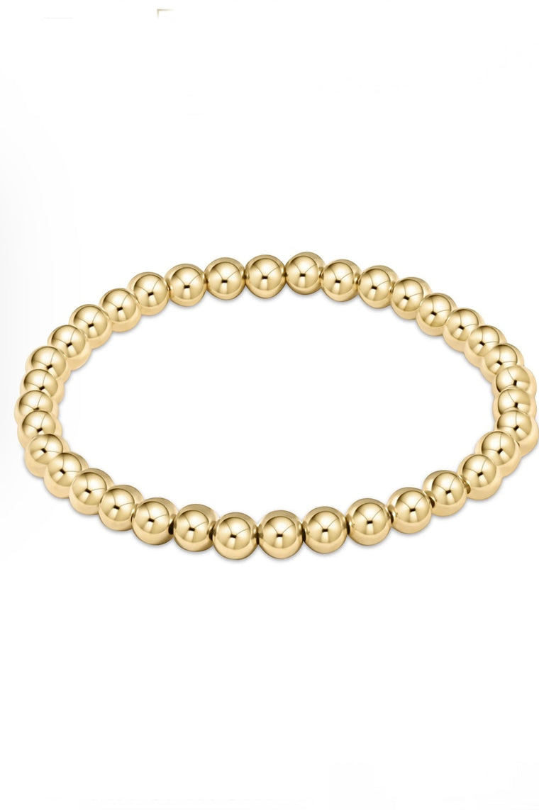 Classic Gold 5mm Bead Bracelet