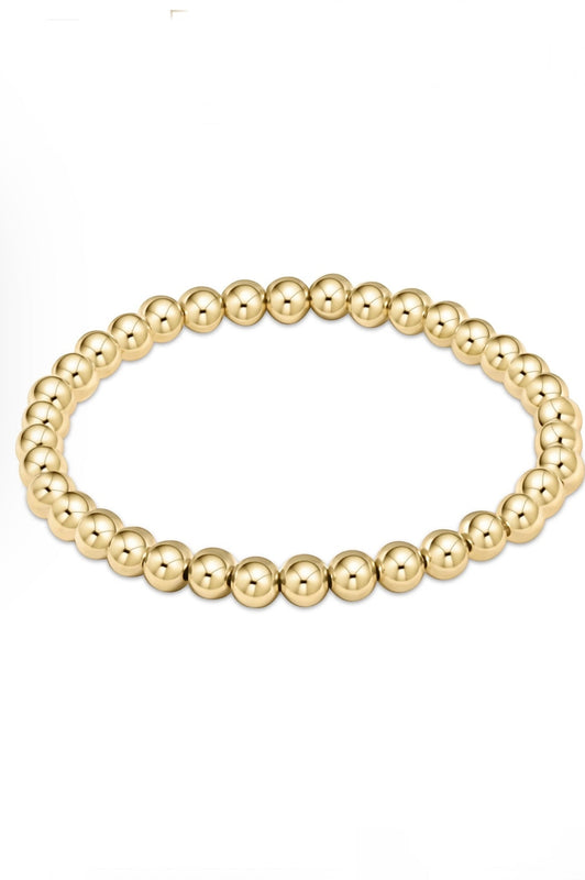 Classic Gold 5mm Bead Bracelet