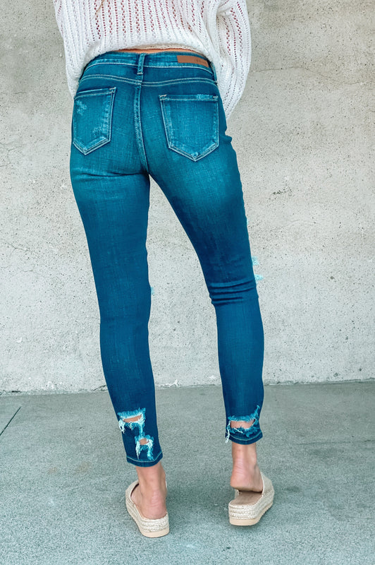 New Distressed Denim Jeans