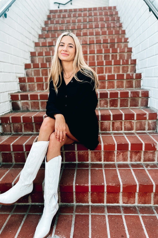 Agency Western Boots White