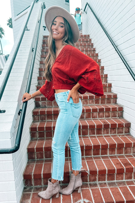Good Karma High Rise Skinny Light Denim