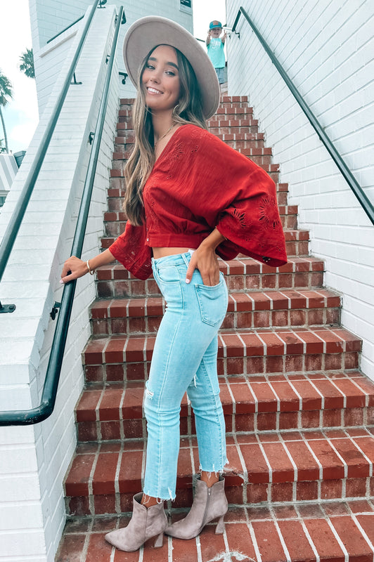 Good Karma High Rise Skinny Light Denim