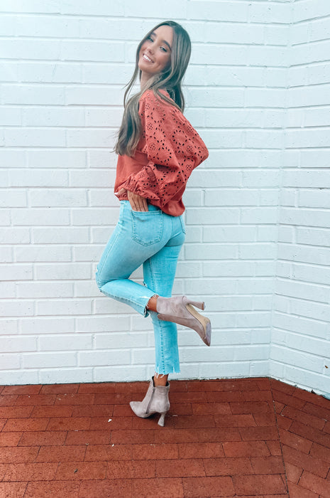 Good Karma High Rise Skinny Light Denim