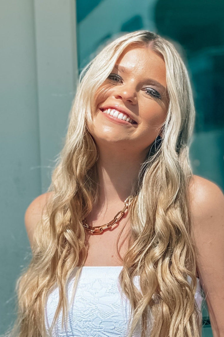 Jenna Link Necklace Two Tone