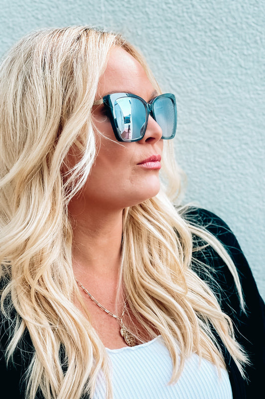 Diff Valerie Gold Grey Sunglasses