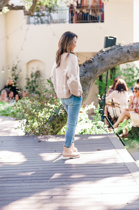 Gianna Chunky Chelsea Bootie Nude