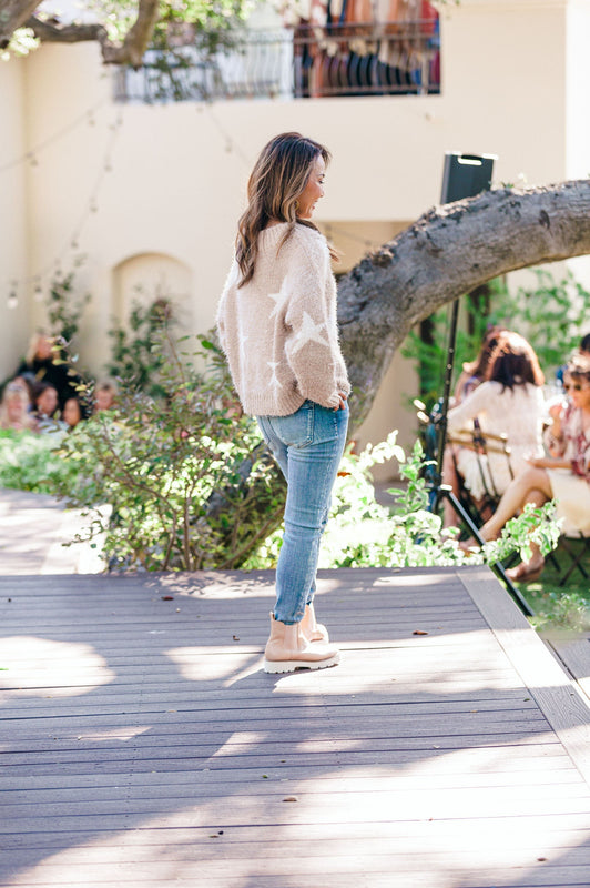Gianna Chunky Chelsea Bootie Nude
