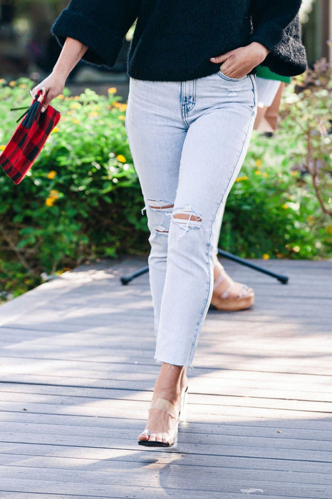 Kiss and Tell High Rise Straight Jeans