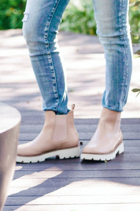 Gianna Chunky Chelsea Bootie Nude