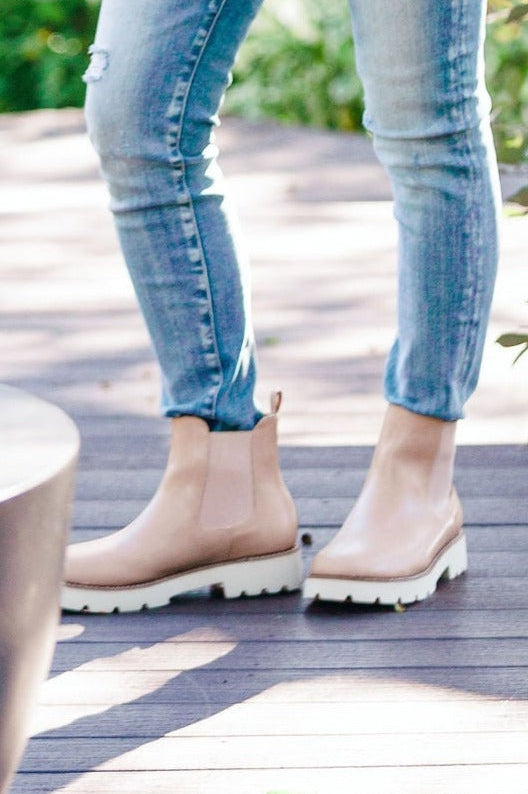 Gianna Chunky Chelsea Bootie Nude