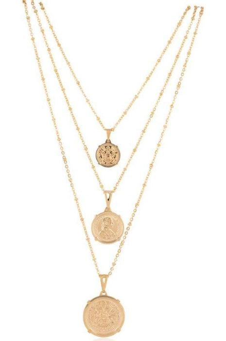 Emperor Coin Necklace Medium 18"