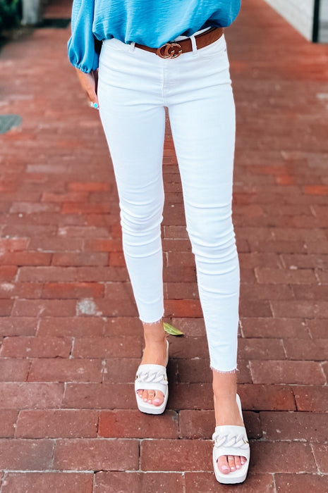 Niks White Skinnies