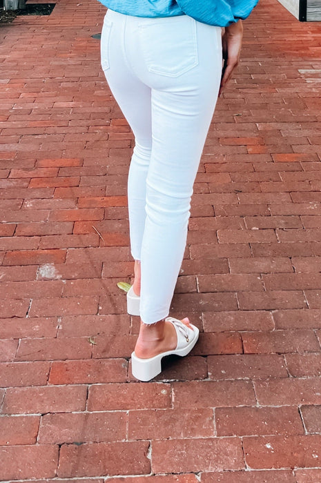 Niks White Skinnies